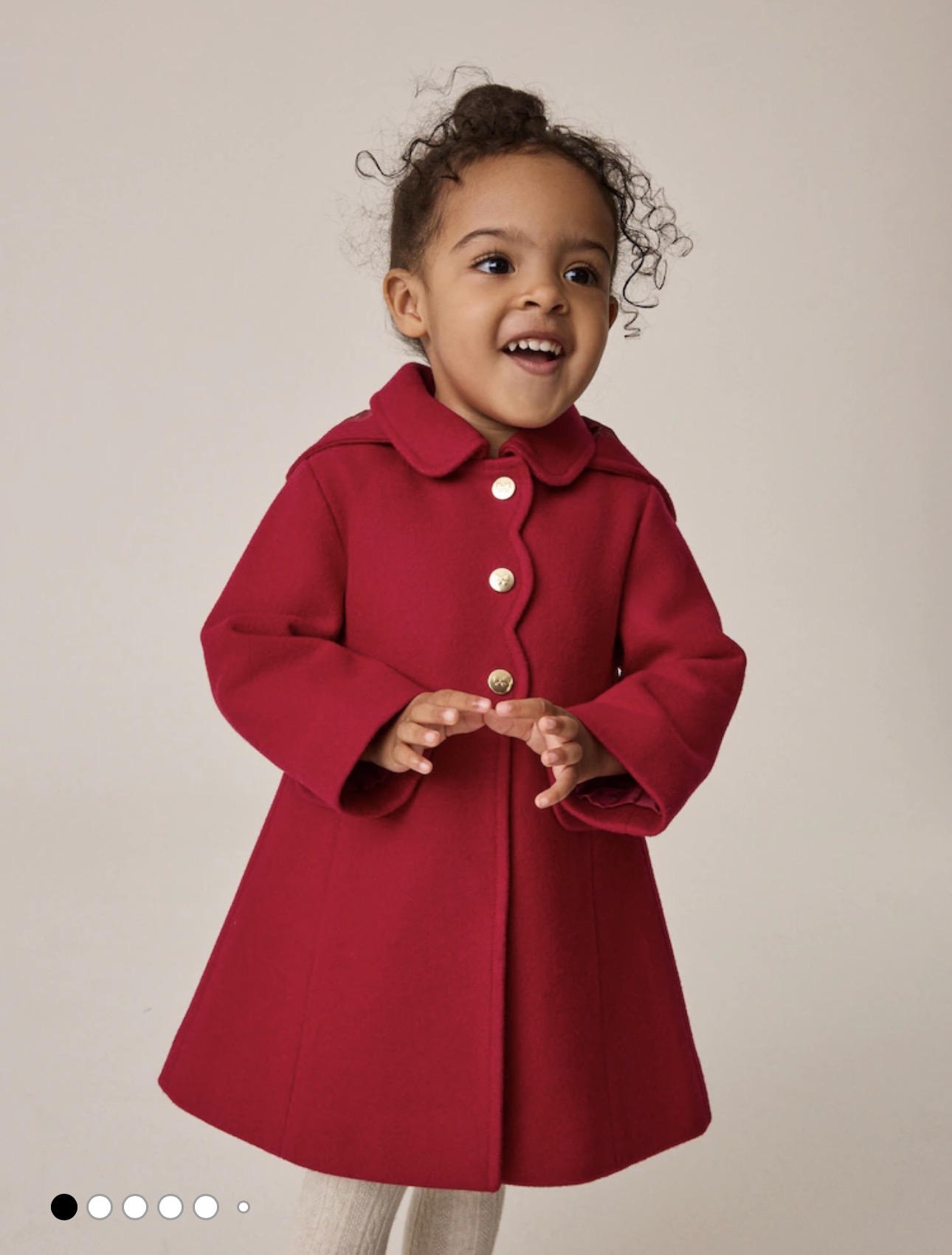 Buy Red Hooded Coat With Wool (3mths-10yrs) from the Next UK online shop
