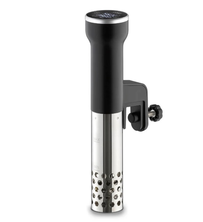 Caso SV400 Sous Vide Stick, Stainless Steel, Black, for Containers up to 20 L Volume, 25-90 °C in 0.5 °C increments, IPX7, Space-saving Design : Amazon.de: Home & Kitchen